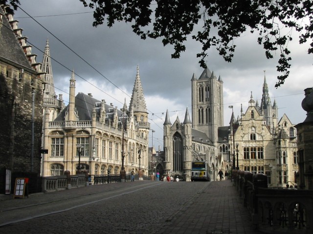 Ghent, bridge of Sint-Michiels